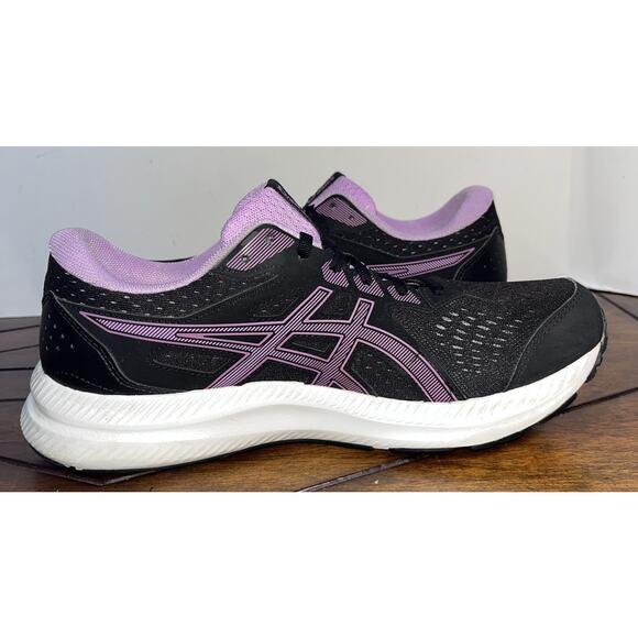 Asics Gel Contend 8 Purple Black Amplifoam Running Shoes 1012B320 Size 11 - Picture 3 of 9